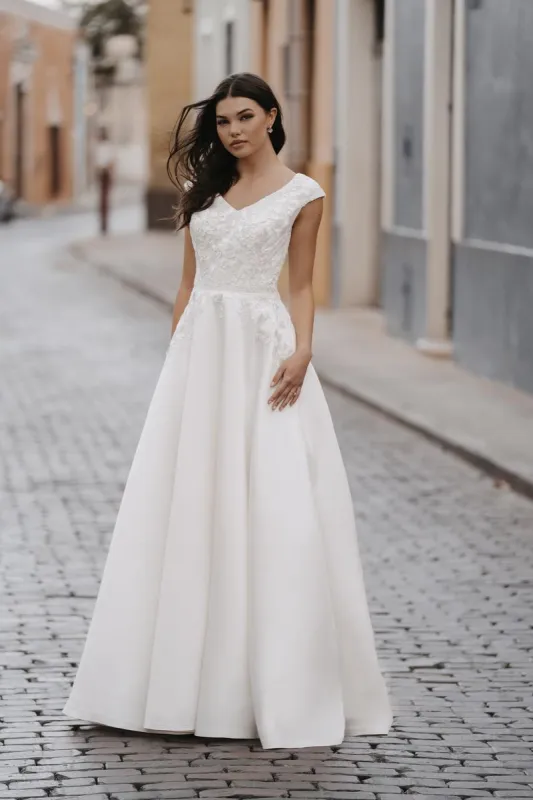 Allure Bridals Modest Dress M695 sold by Terry costa
