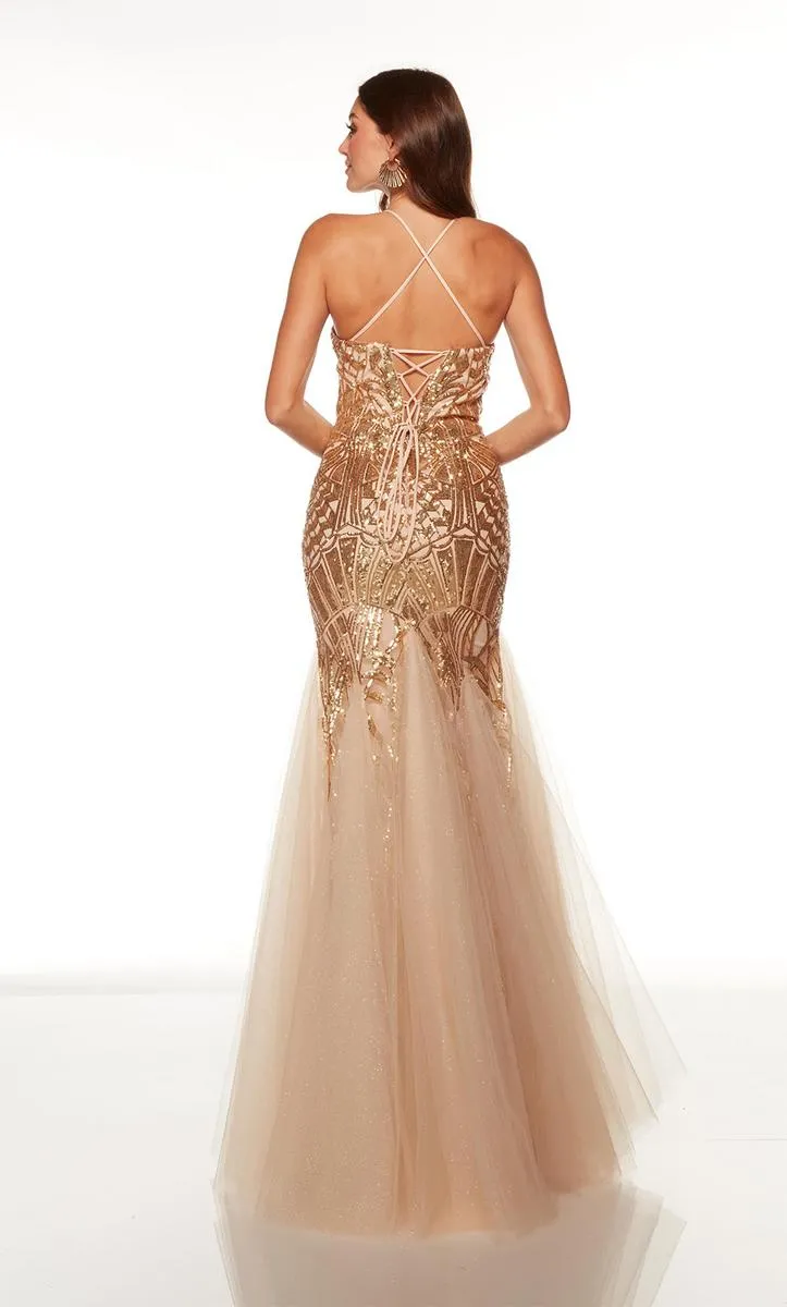 Alyce Prom Dress 61411 sold by Terry costa product image thumbnail 2