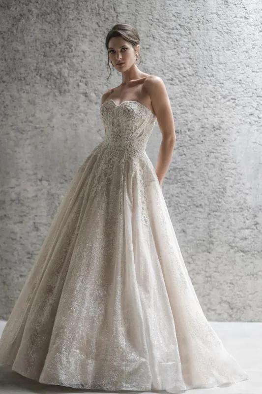 Allure Bridals Couture Dress C689 sold by Terry costa