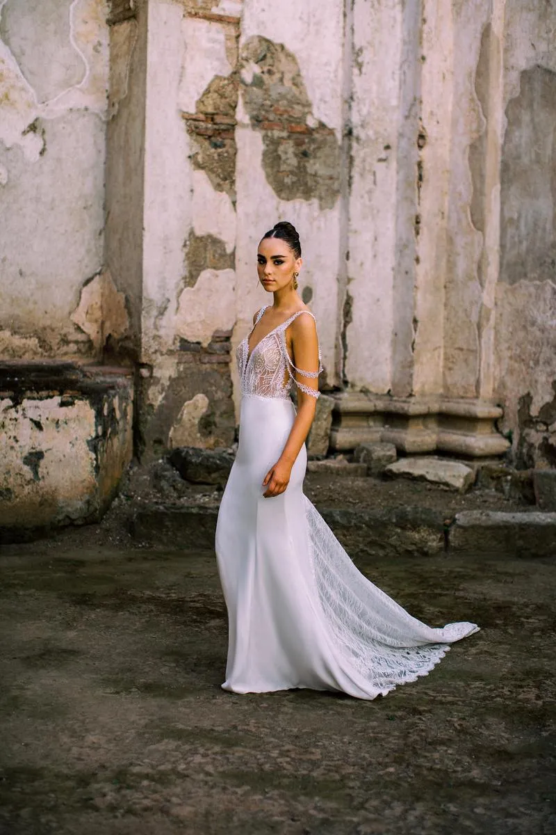 Wilderly Bride by Allure Dress F308 sold by Terry costa product image thumbnail 3