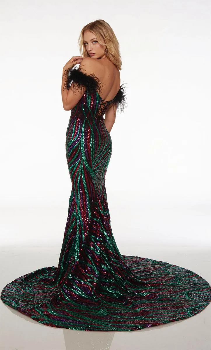 Alyce Prom Dress 61582 sold by Terry costa product image thumbnail 2