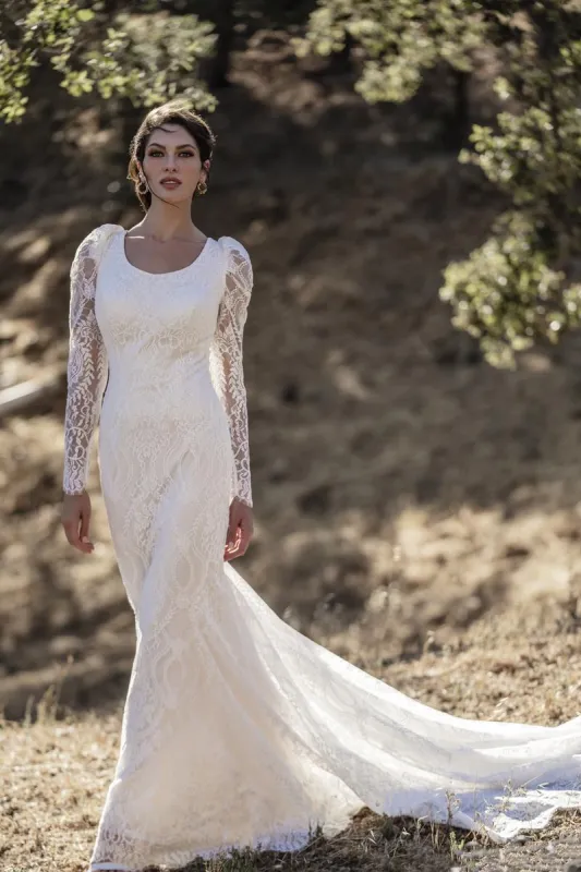 Allure Bridals Modest Dress M704 sold by Terry costa