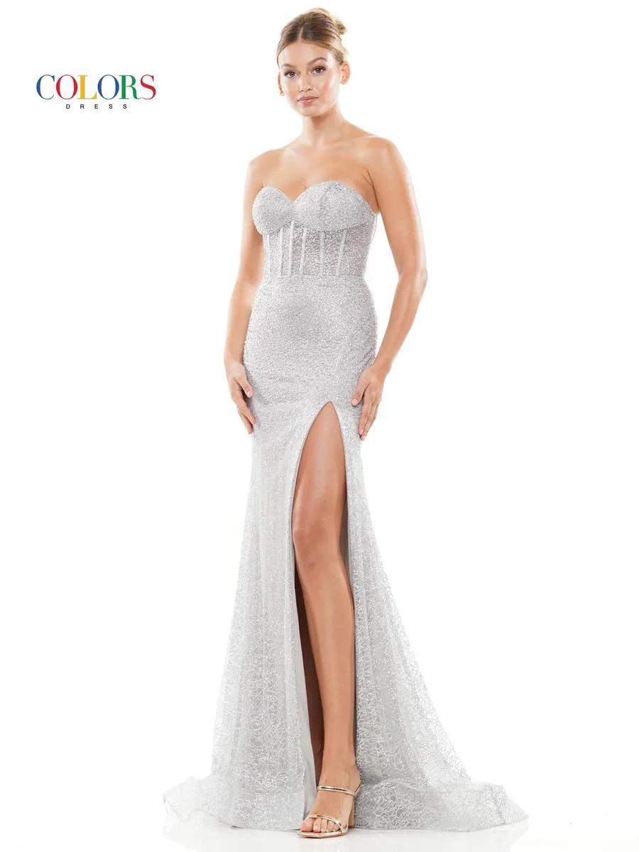 Colors Tight Corset Prom Dress 3103 sold by Terry costa product image thumbnail 3