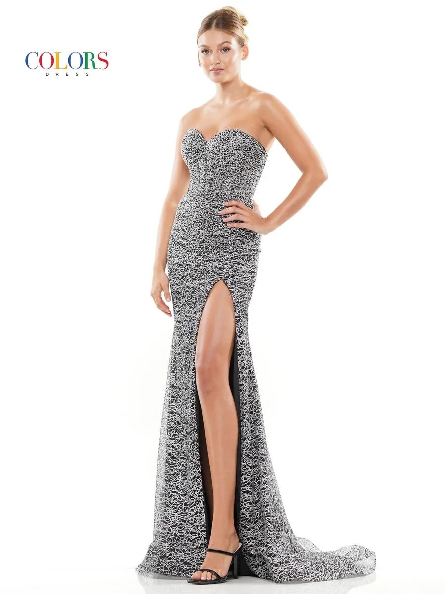 Colors Tight Corset Prom Dress 3103 sold by Terry costa product image thumbnail 4