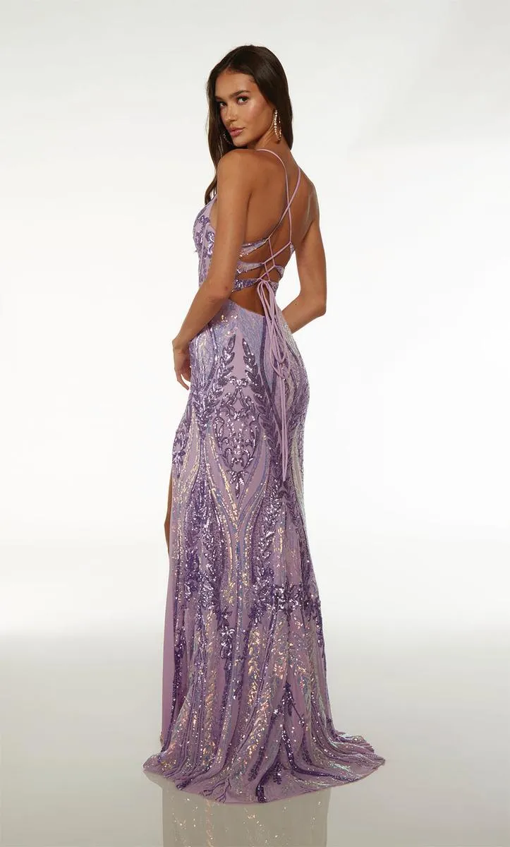 Alyce Paris Long Sequin Prom Dress 61658 sold by Terry costa product image thumbnail 2