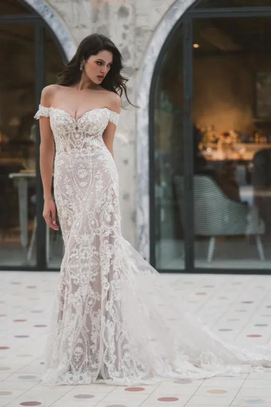 Allure Bridals Couture Dress C685 sold by Terry costa