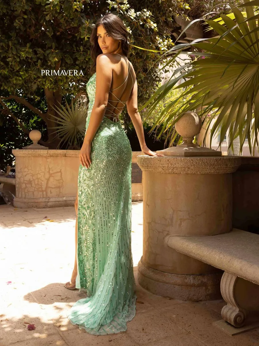 Primavera Couture Long Dress 3965 sold by Terry costa product image thumbnail 4