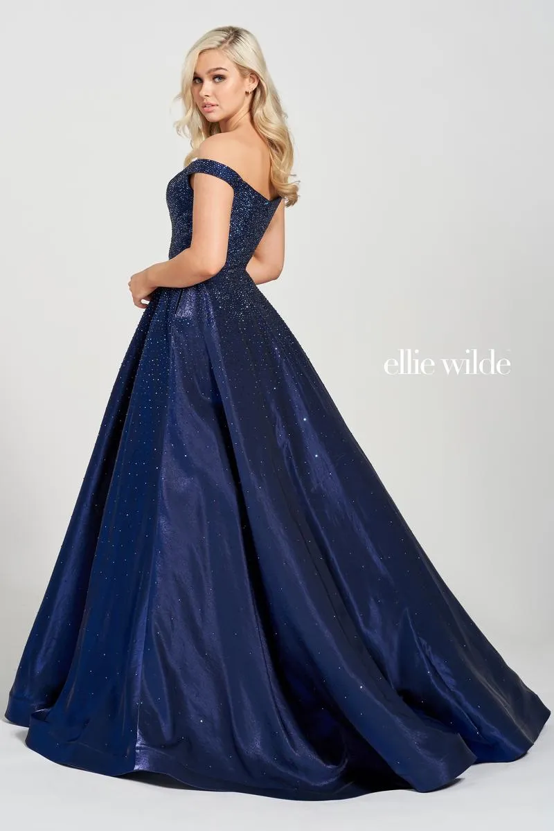 Ellie Wilde Long Prom Dress EW122106 sold by Terry costa product image thumbnail 5