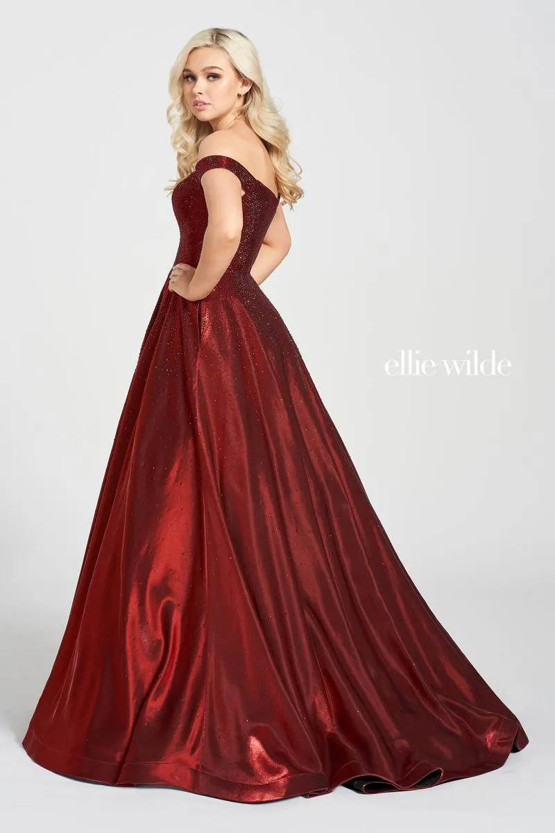 Ellie Wilde Long Prom Dress EW122106 sold by Terry costa product image thumbnail 2