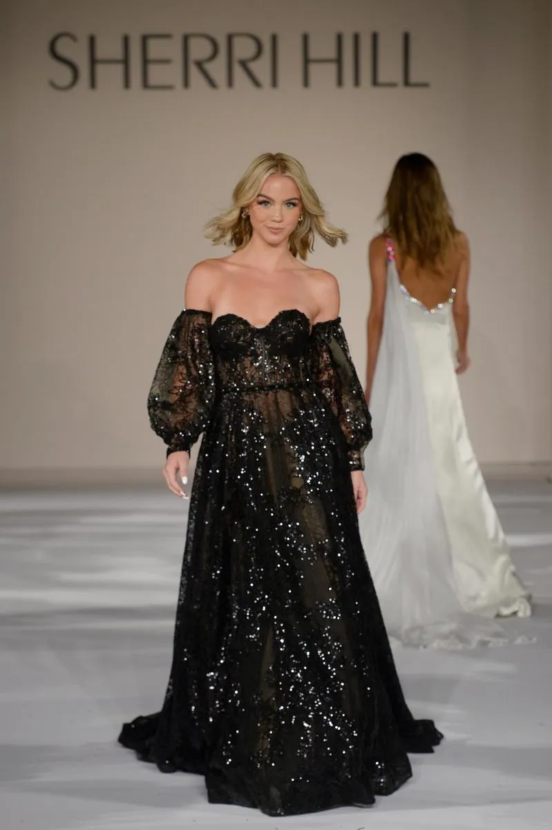 Sherri Hill Dress 55017 sold by Terry costa product image thumbnail 3