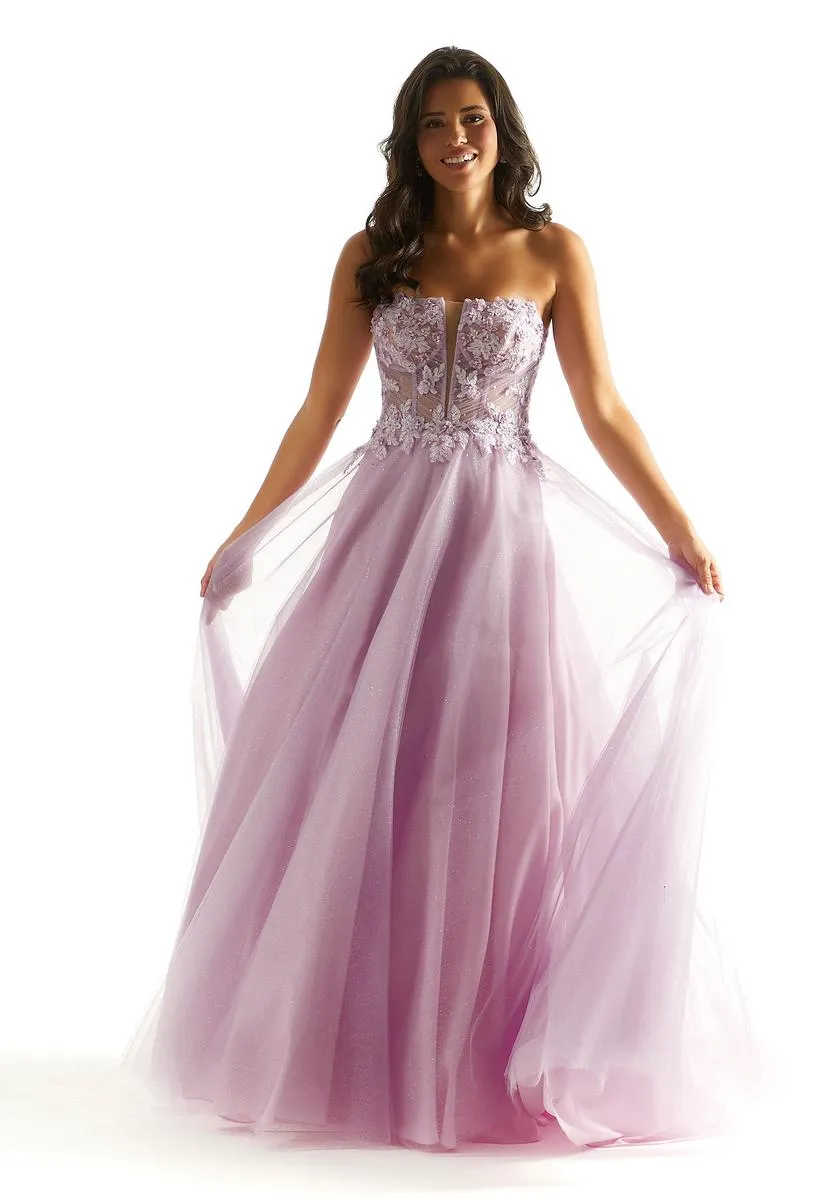 Morilee Strapless Ball Gown Prom Dress 49086 sold by Terry costa product image thumbnail 4
