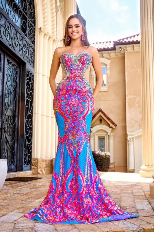 Portia and Scarlett Prom Dress PS24345 sold by Terry costa