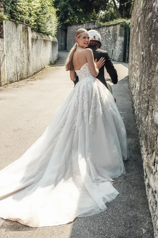 Madison James Bridal  Dress MJ1017SL sold by Terry costa
