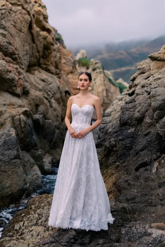 Wilderly Bride by Allure Dress F322L made by Terry costa