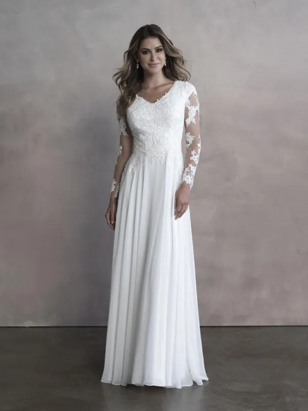 Allure Bridals Modest Dress M663 made by Allure