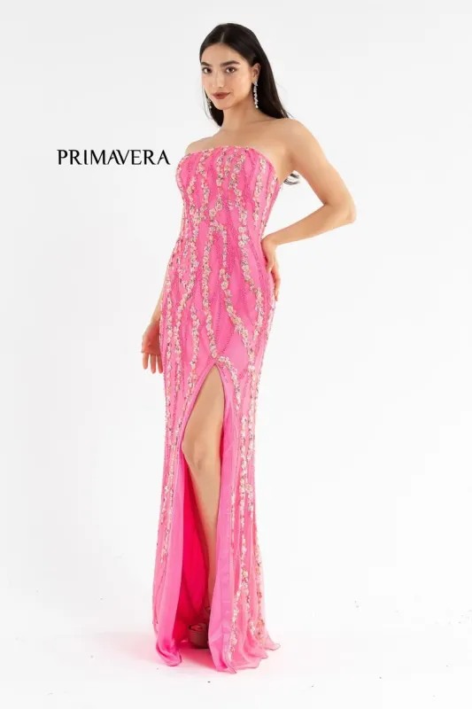 Primavera Couture Long Dress 3782 sold by Terry costa