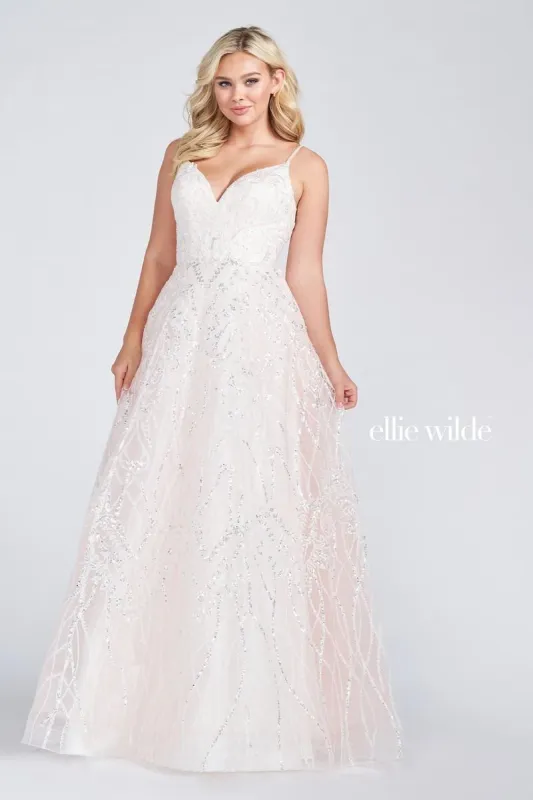 Ellie Wilde by Mon Cheri Dress EW122059 sold by Terry costa