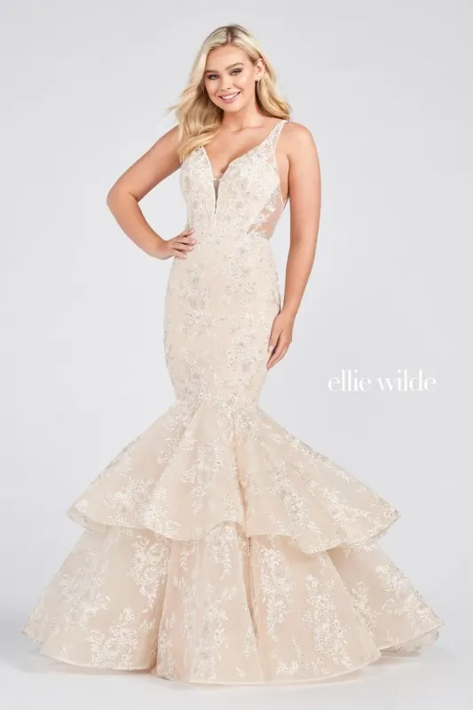 Ellie Wilde by Mon Cheri Dress EW122040 sold by Terry costa