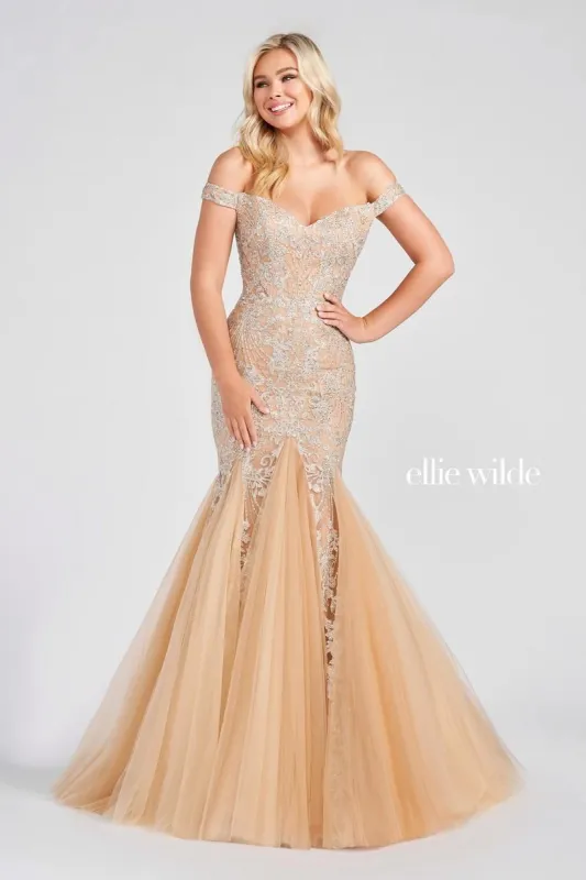 Ellie Wilde by Mon Cheri Dress EW122003 sold by Terry costa