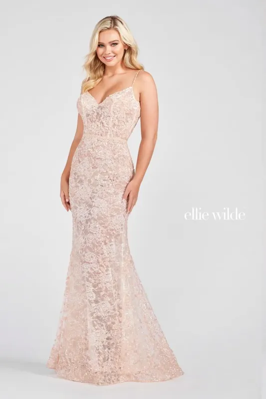 Ellie Wilde by Mon Cheri Dress EW122004 sold by Terry costa