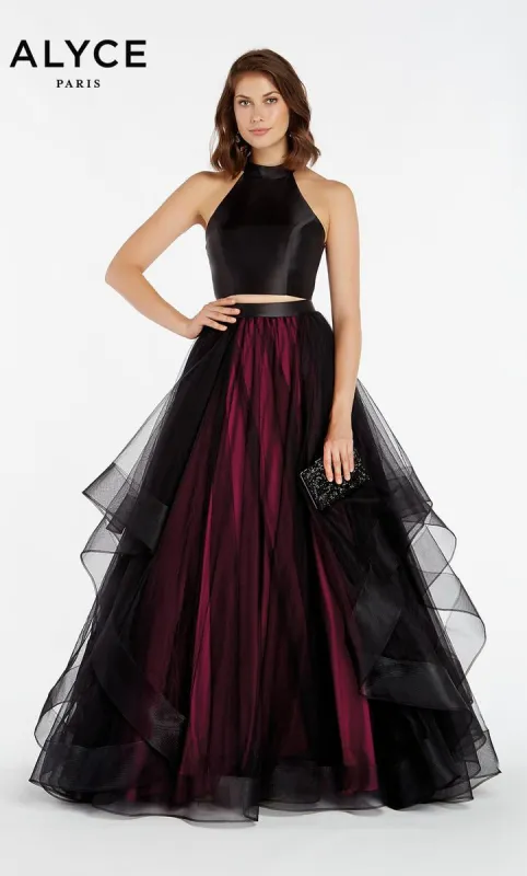 Alyce Prom Dress 1418 made by Terry costa