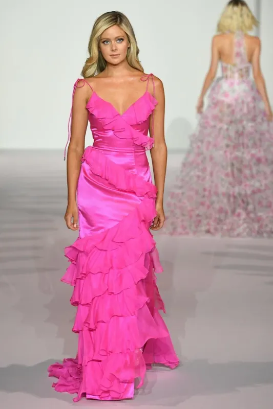 Sherri Hill Ruffled Fitted Prom Dress 56394 sold by Terry costa