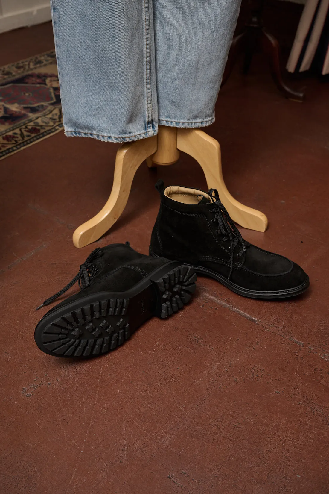 Combat Suede Hiking Boots sold by Ghiaia Cashmere product image thumbnail 4