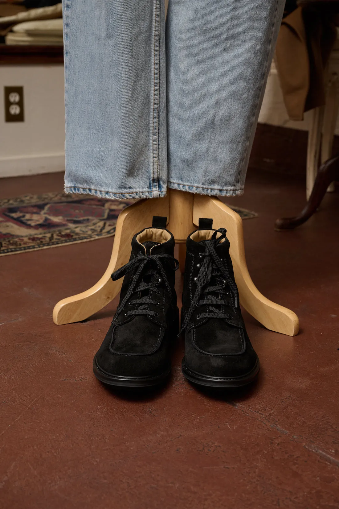 Combat Suede Hiking Boots sold by Ghiaia Cashmere product image thumbnail 2