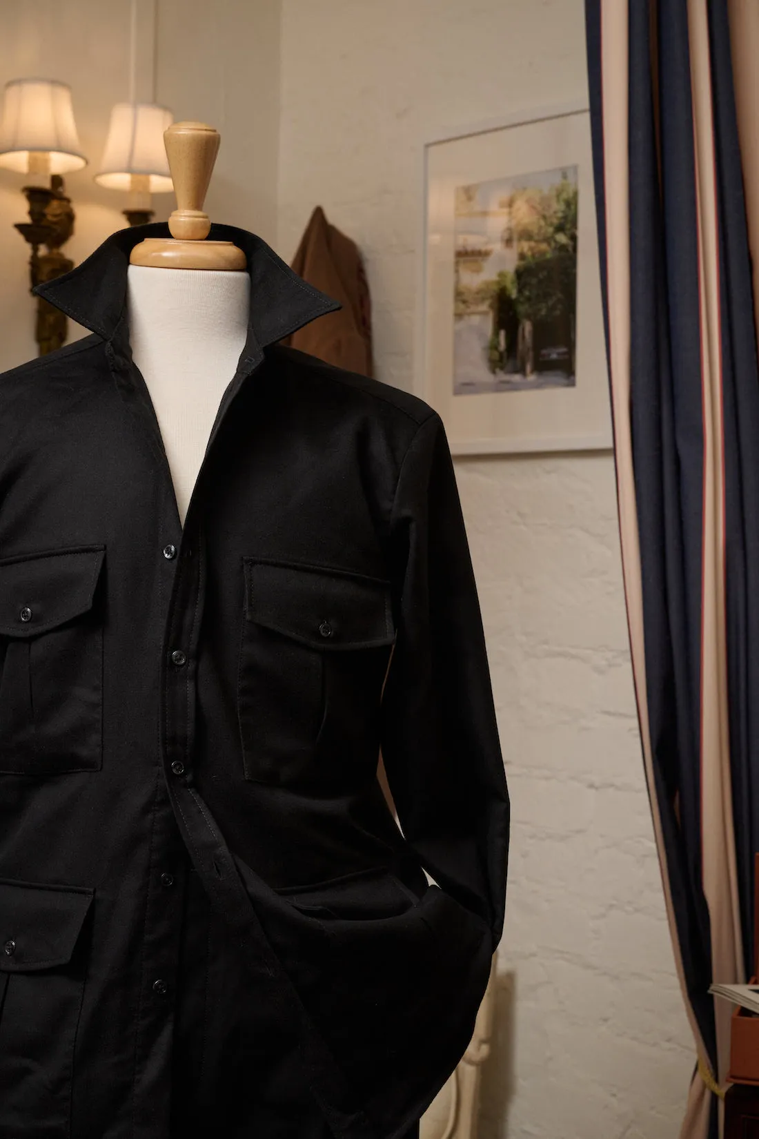 Milano Cashmere/Silk Shirt sold by Ghiaia Cashmere product image thumbnail 4