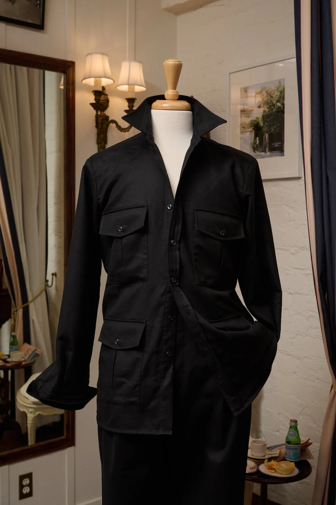 Milano Cashmere/Silk Shirt sold by Ghiaia Cashmere product image thumbnail 3