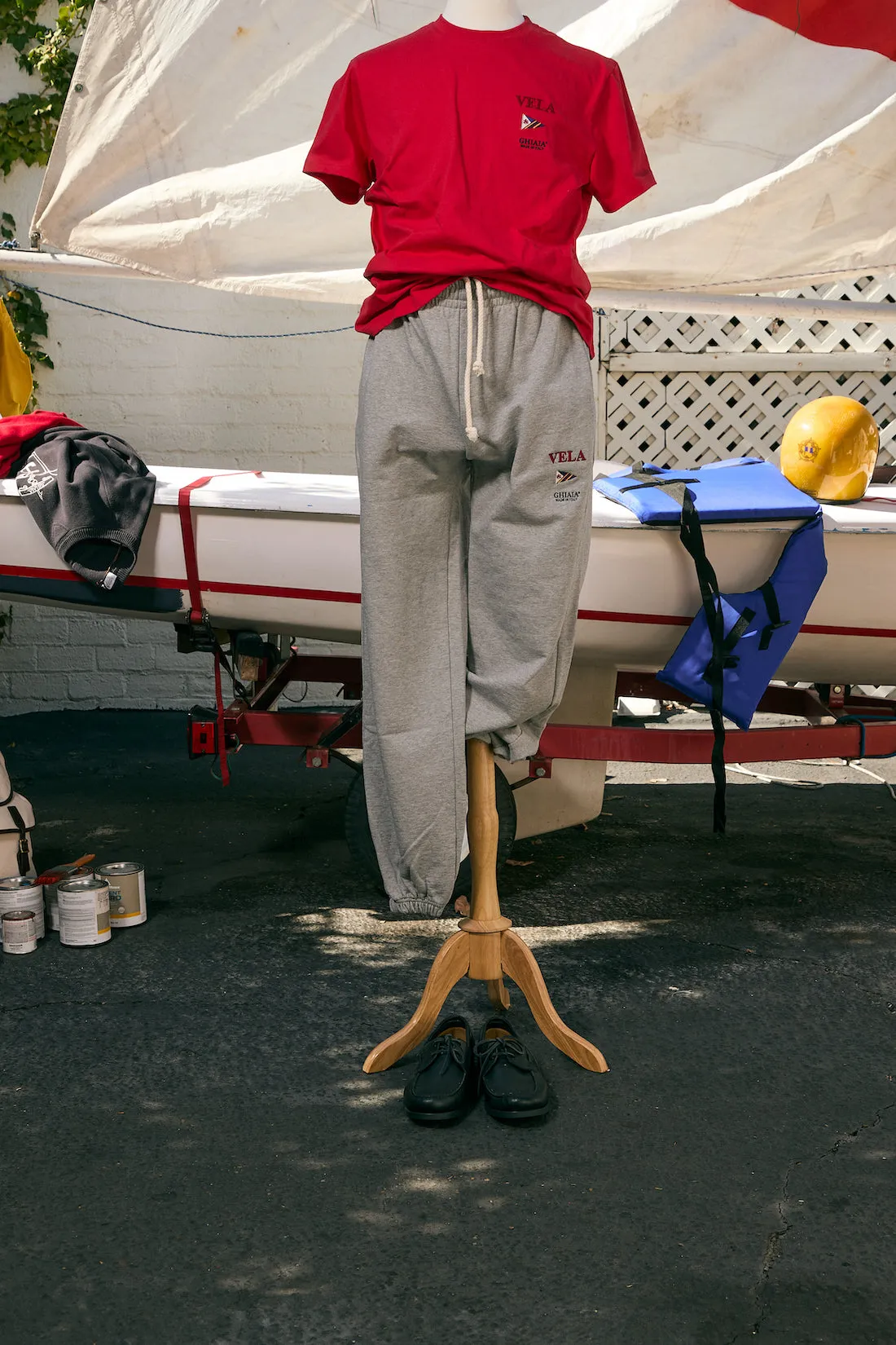 VELA Cotton Sweatpants sold by Ghiaia Cashmere product image thumbnail 2