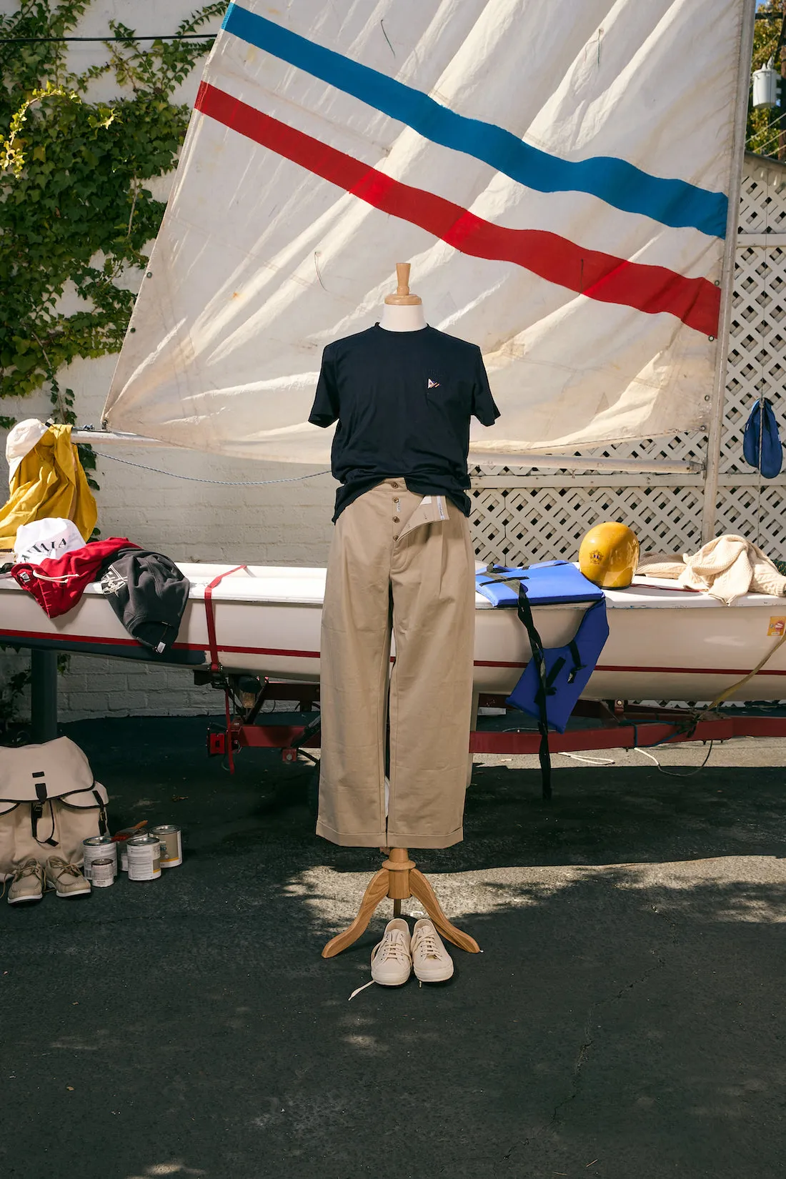 VELA Cotton Short Sleeves Crewneck T-Shirt sold by Ghiaia Cashmere product image thumbnail 3