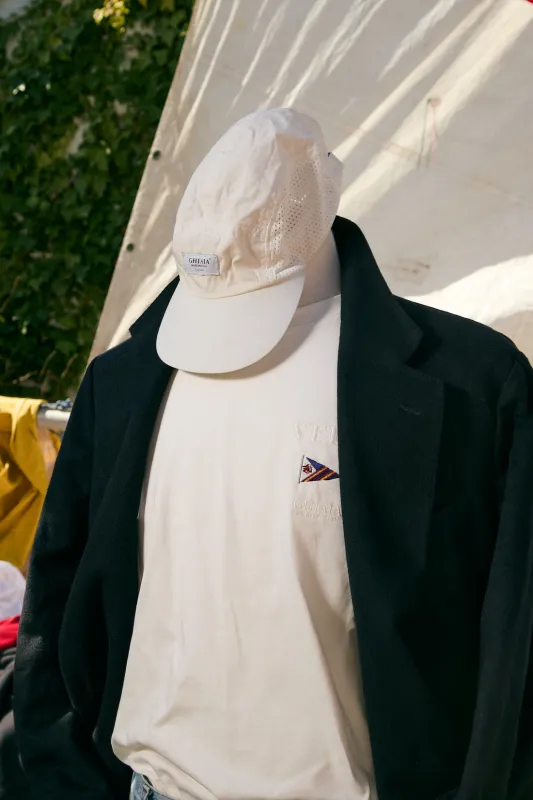 VELA Cotton Short Sleeves Crewneck T-Shirt sold by Ghiaia Cashmere