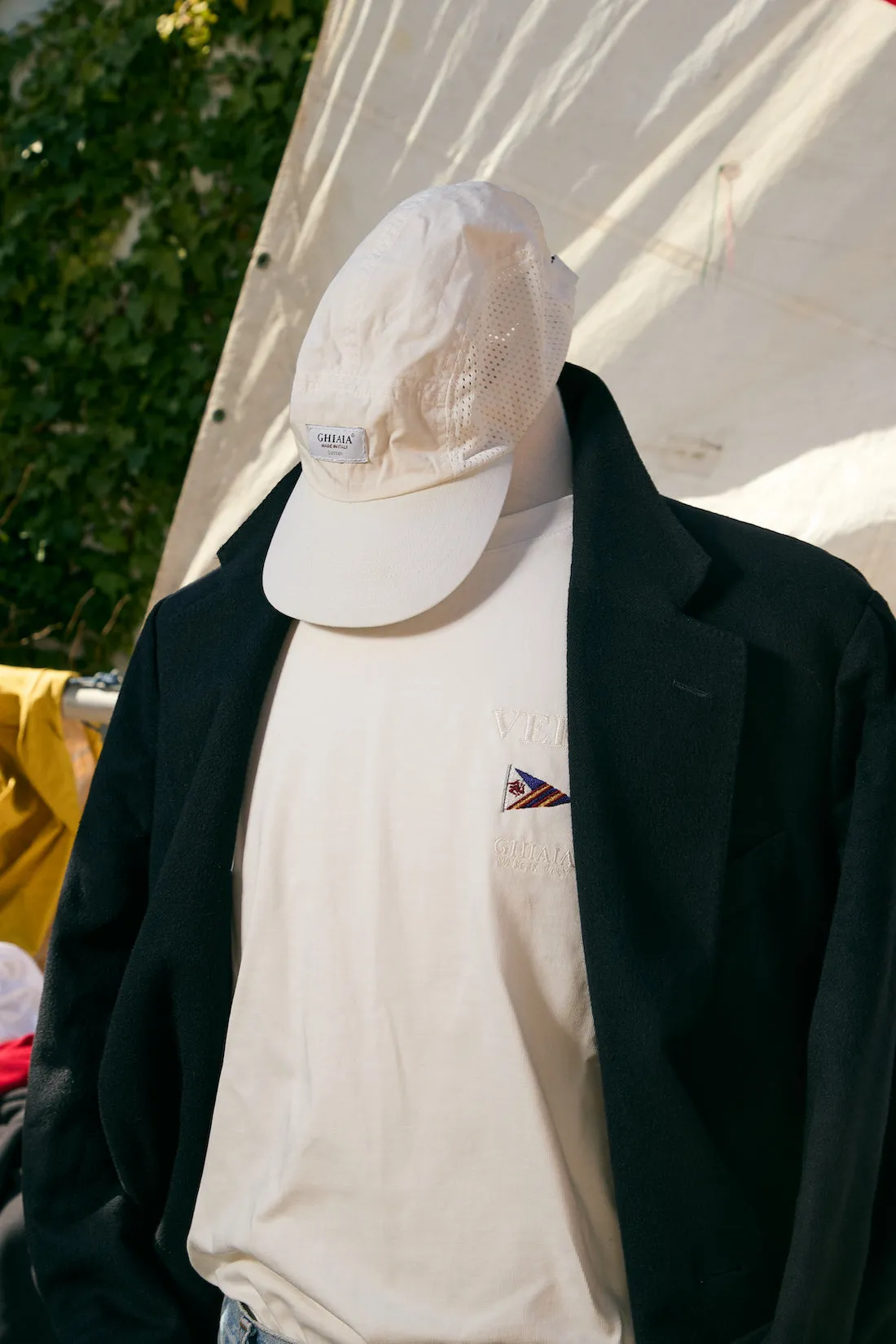 VELA Cotton Short Sleeves Crewneck T-Shirt sold by Ghiaia Cashmere