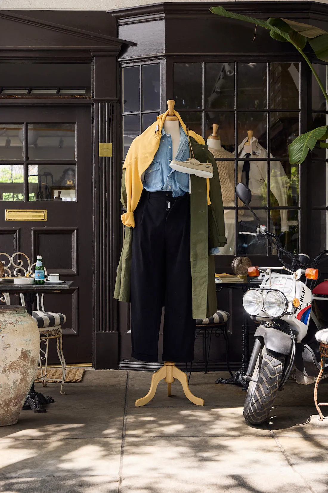 Waxed Cotton-Canvas Belted Trench Coat sold by Ghiaia Cashmere product image thumbnail 3