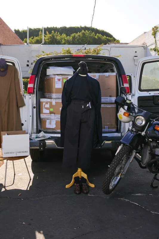 Cashmere Cable Crewneck sold by Ghiaia Cashmere