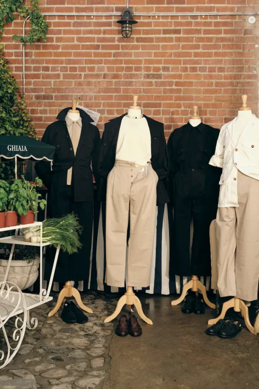 Cotton Working Deconstructed Jacket made by Ghiaia Cashmere