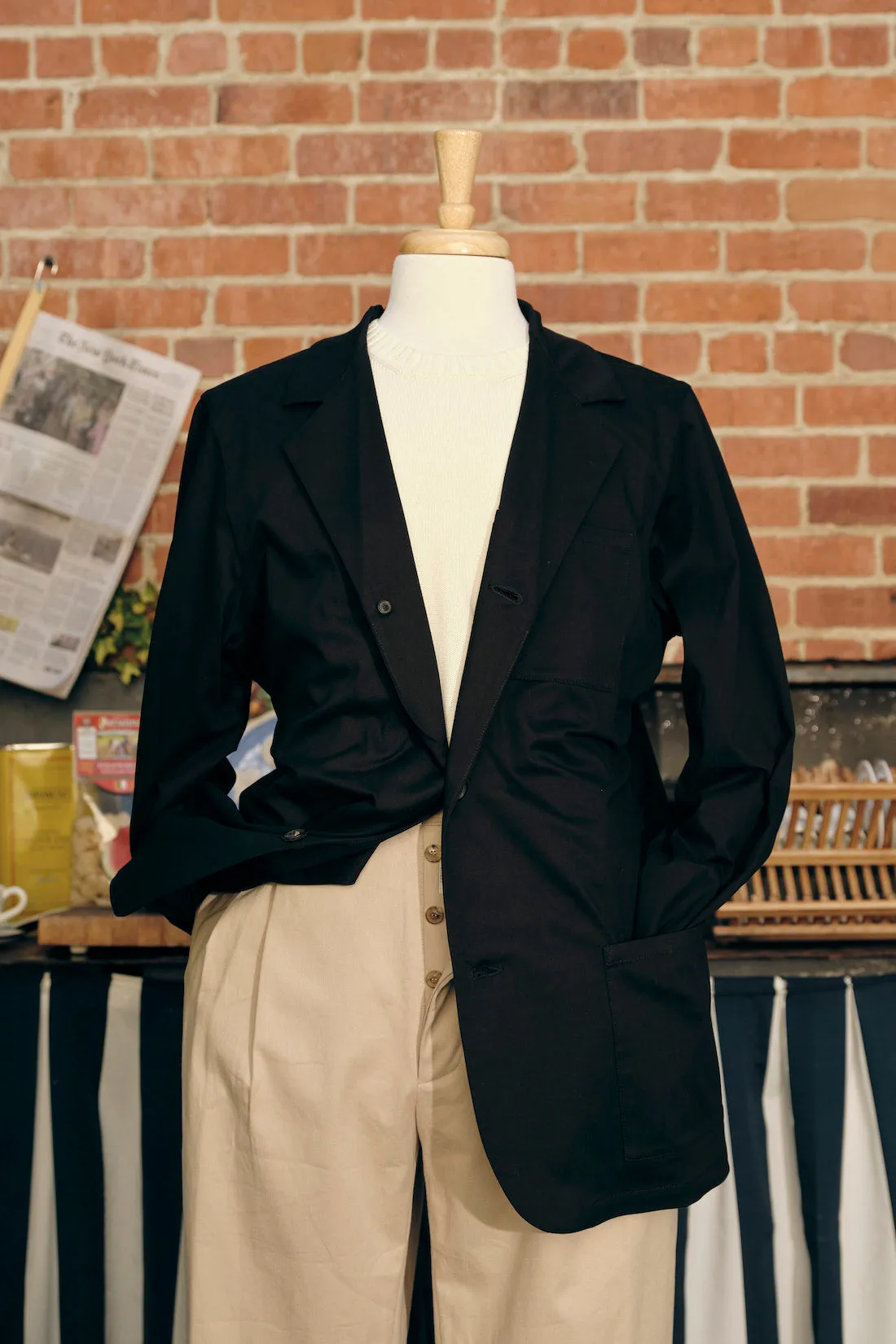 Cotton Working Deconstructed Jacket sold by Ghiaia Cashmere product image thumbnail 3