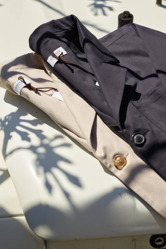 Cotton Working Deconstructed Jacket sold by Ghiaia Cashmere