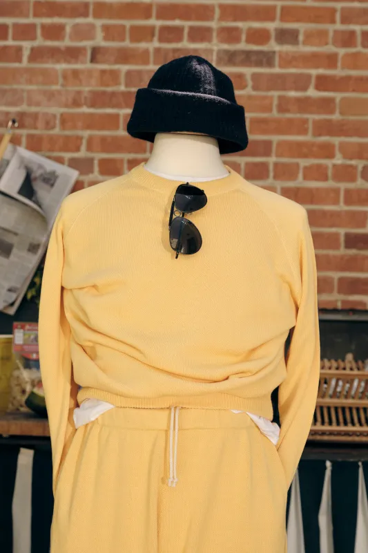 Cotton Raglan Crewneck made by Ghiaia Cashmere