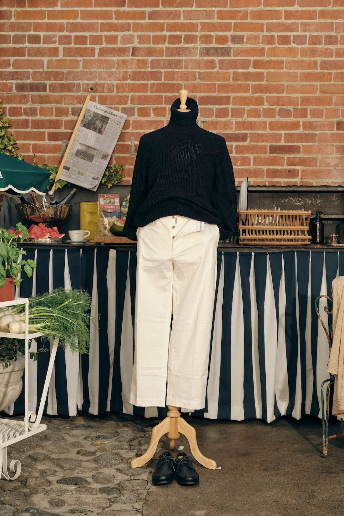 Marinaio Cotton Turtleneck sold by Ghiaia Cashmere product image thumbnail 2