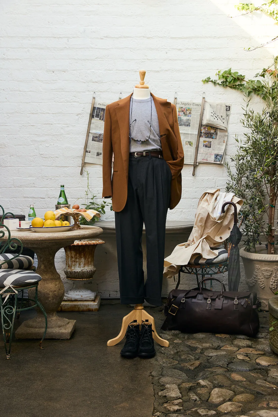 SARTORIA Cashmere "Spalla Milano" Single Breasted Blazer sold by Ghiaia Cashmere product image thumbnail 3