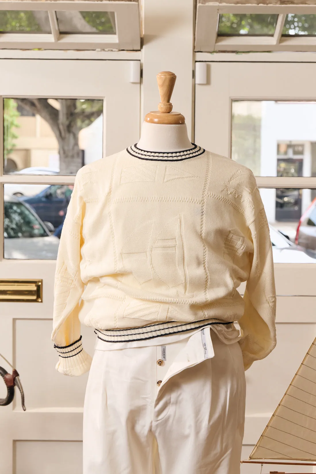 Ghiaia's Cup Cotton Crewneck sold by Ghiaia Cashmere product image thumbnail 3