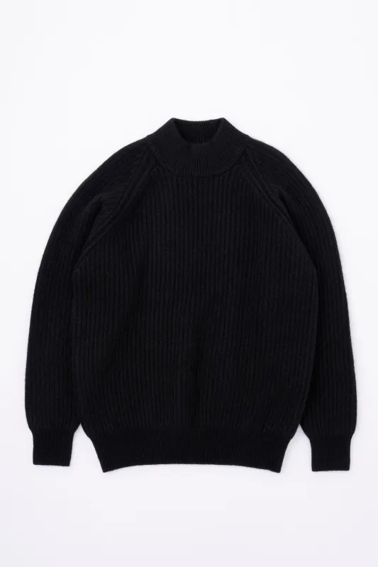 YAK MOCK NECK KNIT made by Yoko Sakamoto