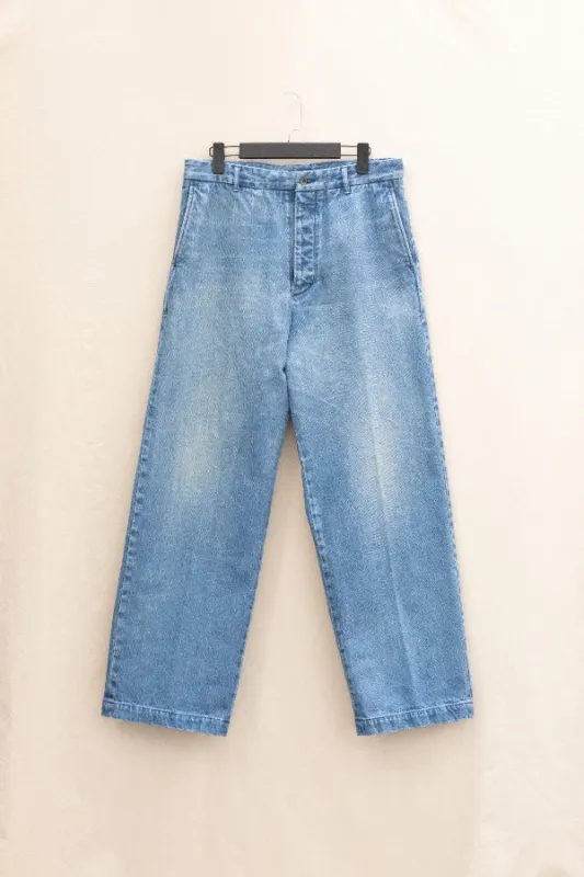 DENIM BAGGY TROUSERS made by Yoko Sakamoto