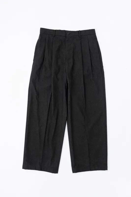 DOUBLE PLEATED TROUSERS made by Yoko Sakamoto