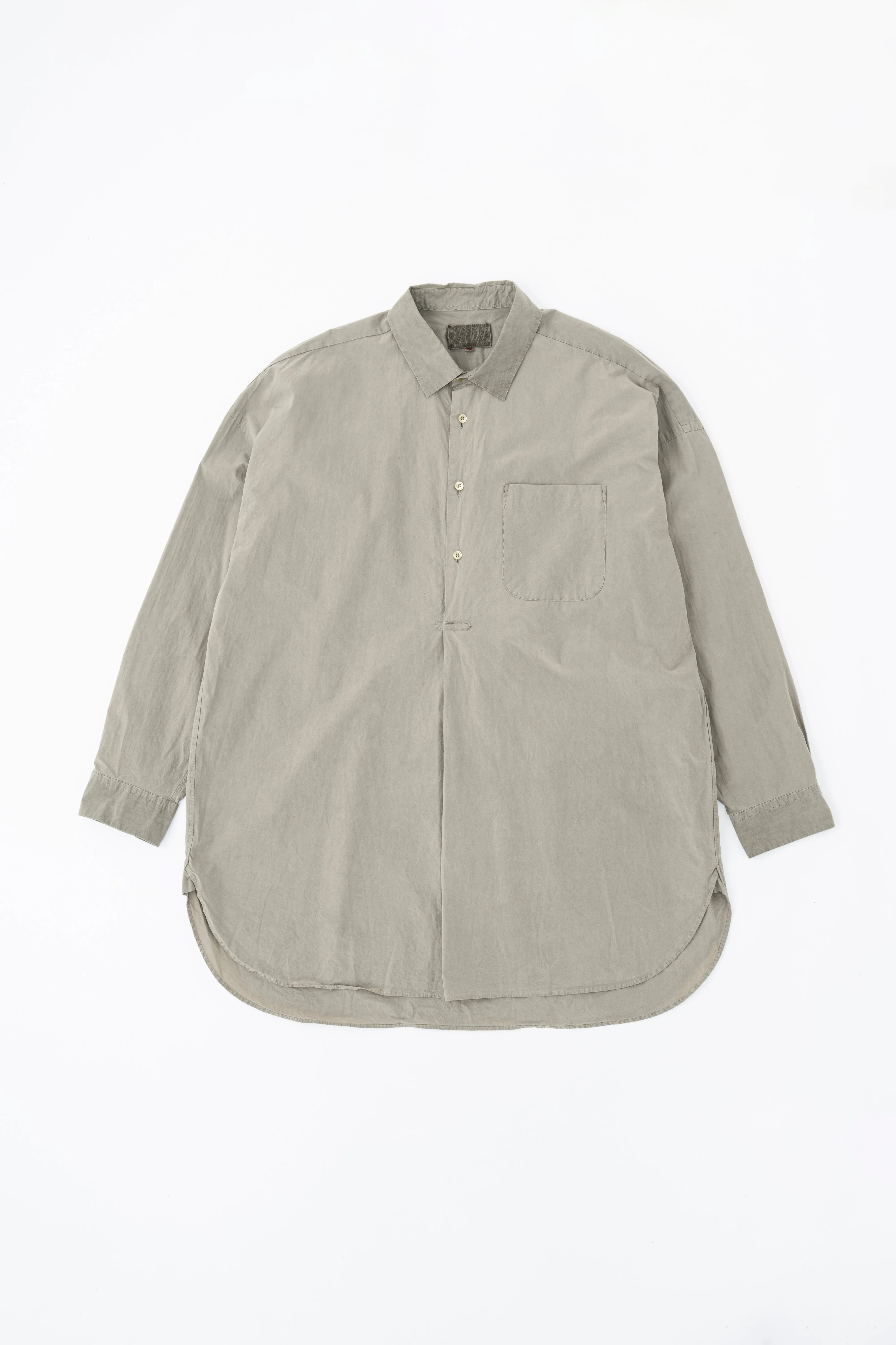 REGULAR COLLAR S/S SHIRT (NATURAL GARMENT DYE) sold by Yoko Sakamoto product image thumbnail 4