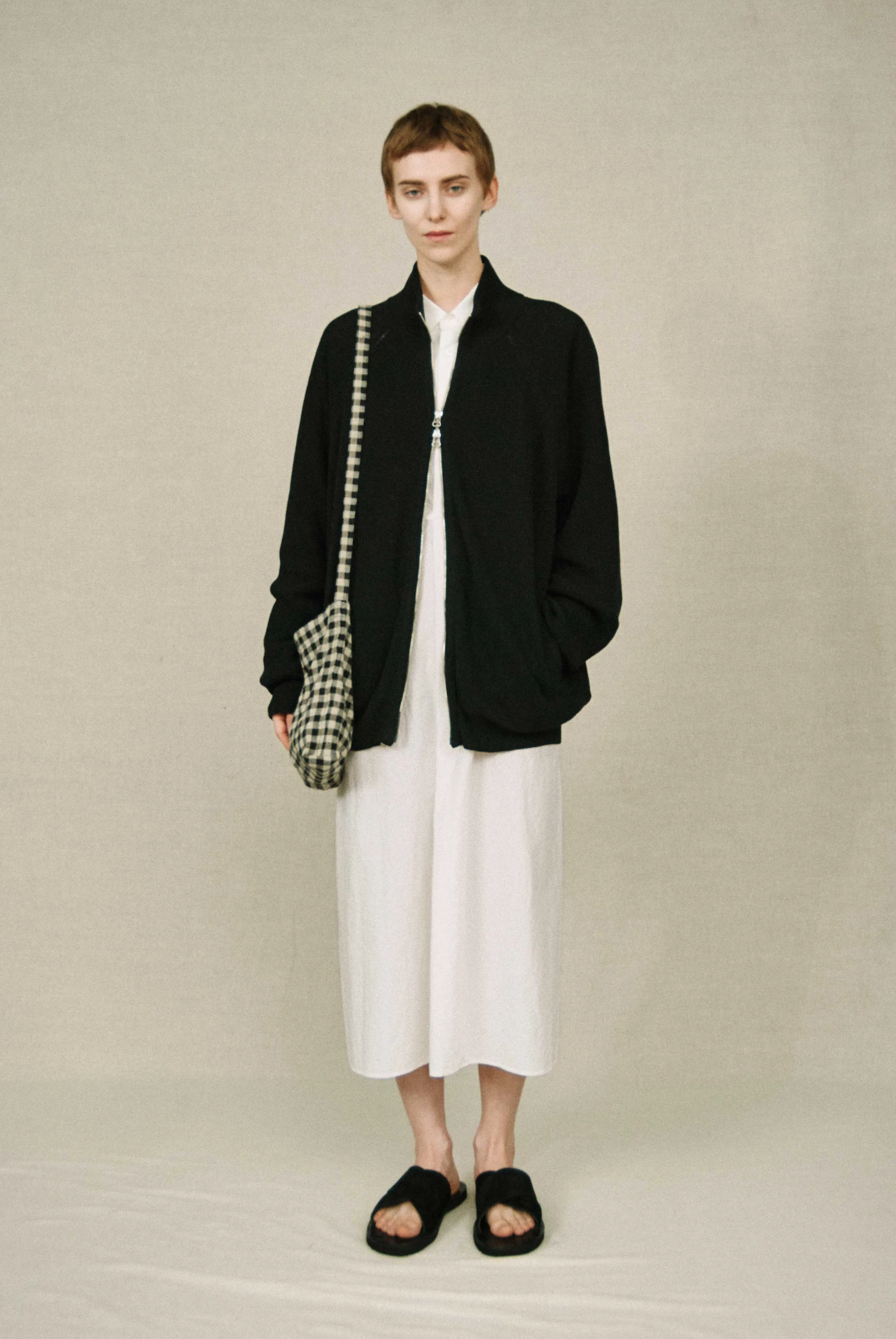 SHIRT DRESS (NATURAL GARMENT DYE) sold by Yoko Sakamoto product image thumbnail 2