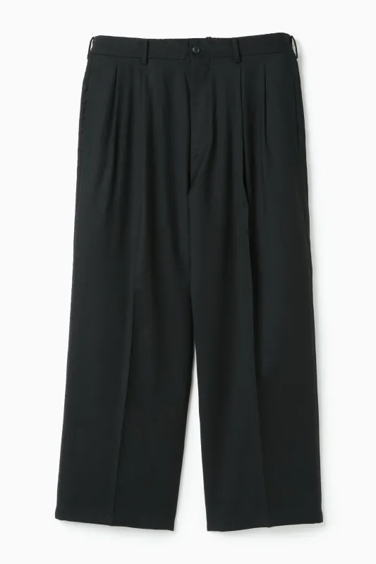 REDA WOOL DOUBLE PLEATED TROUSERS made by Yoko Sakamoto