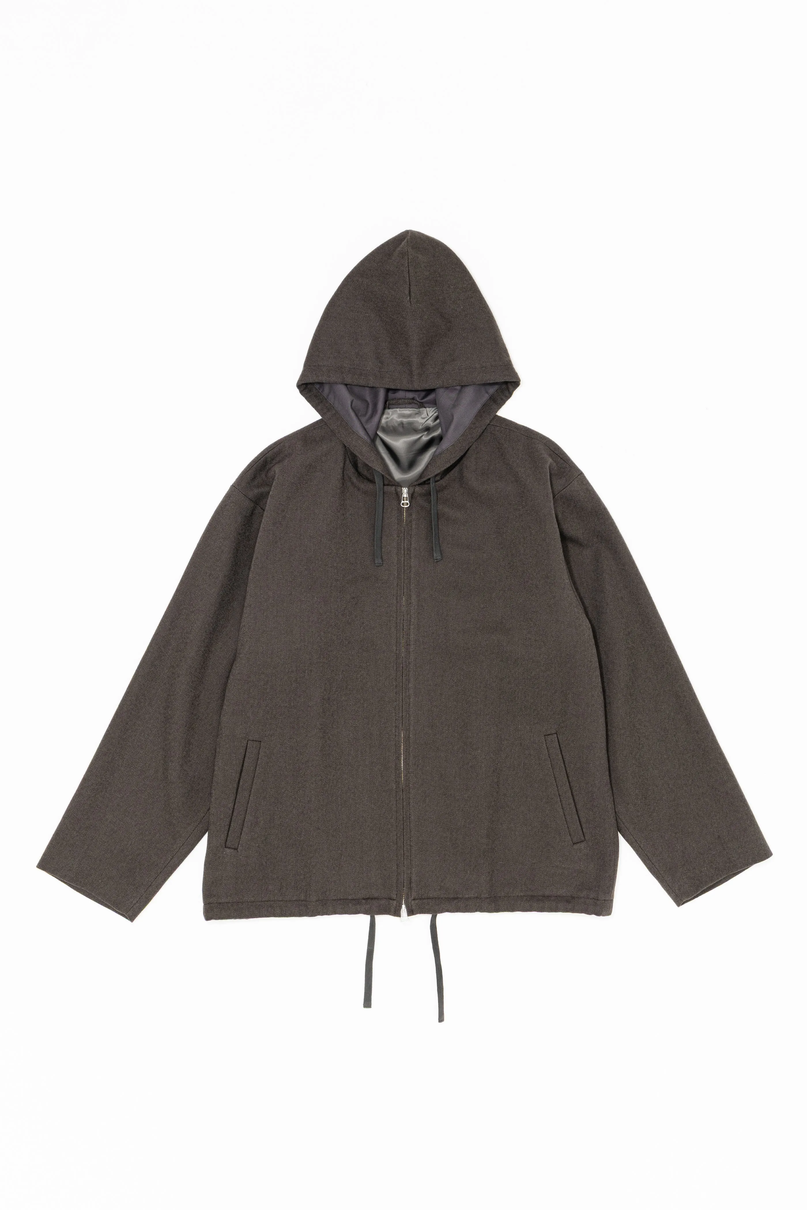 COTTON WOOL HEMP FLANNEL HOODIE JACKET sold by Yoko Sakamoto
